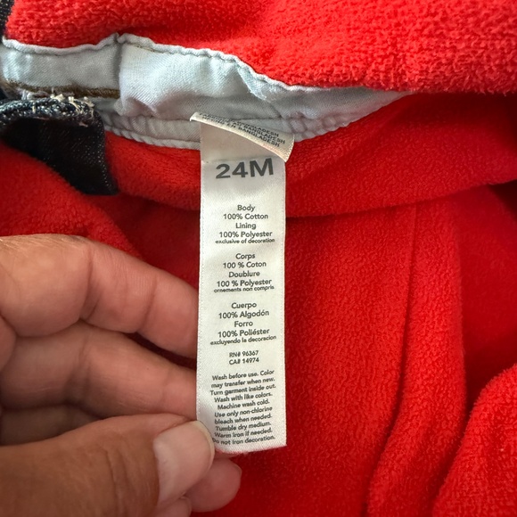 OshKosh B'gosh Fleece Lined Overalls 24 Months - Picture 4 of 5